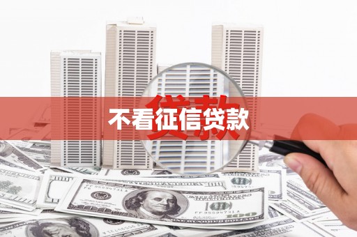 佛坪不看征信贷款