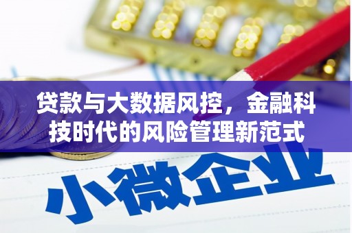 佛坪贷款与大数据风控，金融科技时代的风险管理新范式