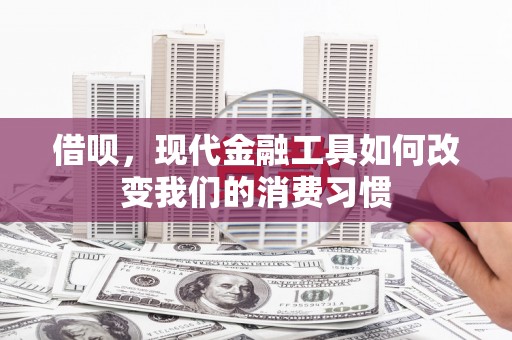 佛坪借呗，现代金融工具如何改变我们的消费习惯