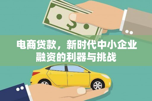 佛坪电商贷款，新时代中小企业融资的利器与挑战