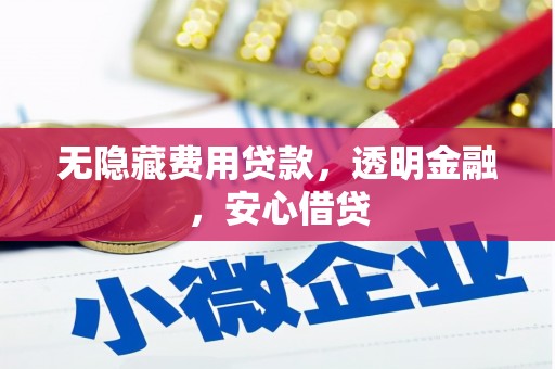 佛坪无隐藏费用贷款，透明金融，安心借贷
