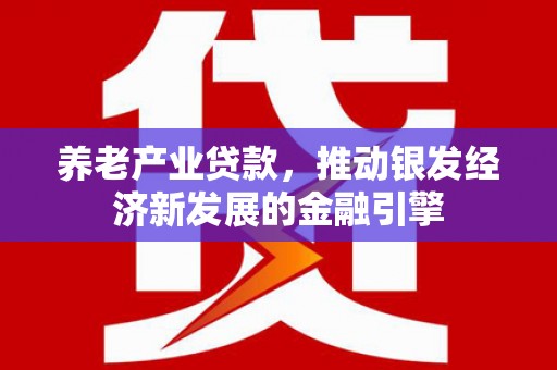 佛坪养老产业贷款，推动银发经济新发展的金融引擎