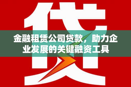 佛坪金融租赁公司贷款，助力企业发展的关键融资工具