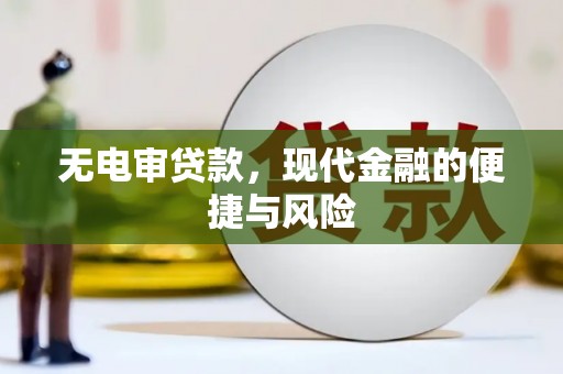 佛坪无电审贷款，现代金融的便捷与风险