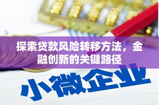 佛坪探索贷款风险转移方法，金融创新的关键路径