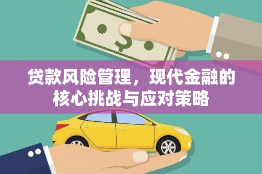 佛坪贷款风险管理，现代金融的核心挑战与应对策略