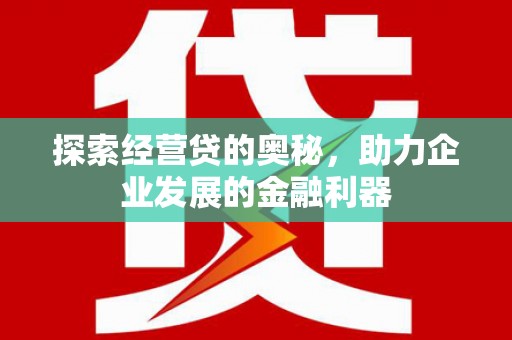 佛坪探索经营贷的奥秘，助力企业发展的金融利器