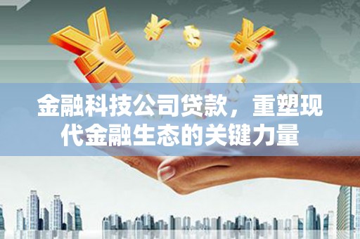 佛坪金融科技公司贷款，重塑现代金融生态的关键力量
