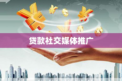 佛坪贷款社交媒体推广