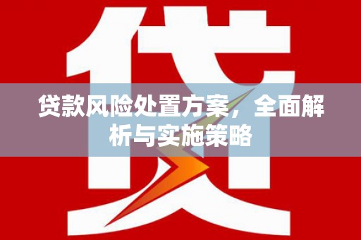 佛坪贷款风险处置方案，全面解析与实施策略