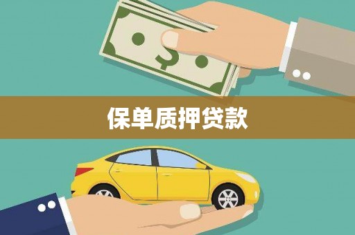 佛坪保单质押贷款