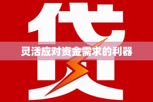 佛坪灵活应对资金需求的利器